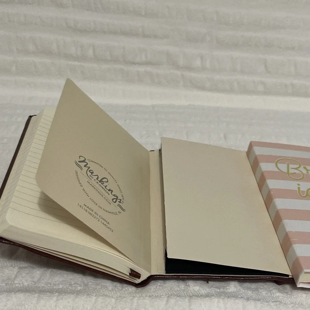 5 mini/small notebooks 3 C.R. Gibson's & 1 astronomy, 1 hummingbird journaling